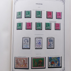Collection timbres de France 1853-1977 neufs et oblitérés en album Yvert.