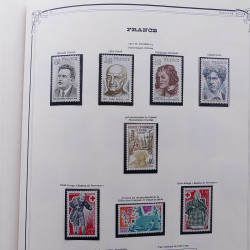 Collection timbres de France 1853-1977 neufs et oblitérés en album Yvert.
