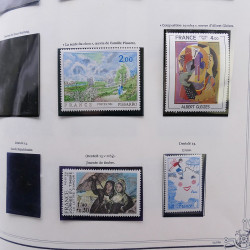 Collection timbres de France 1853-1977 neufs et oblitérés en album Yvert.
