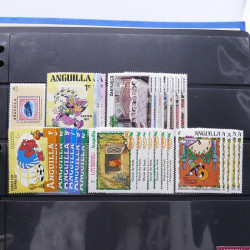 Lot massif de timbres d'Amérique du sud et centrale neufs et oblitérés en un album.