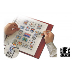 Safe dual feuilles préimprimées France Crypto timbres NFT 2025.