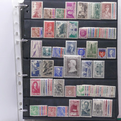 Lot de timbres de France - Monaco - Andorre - Europa neufs et oblitérés en un album.