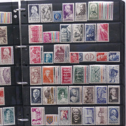 Lot de timbres de France - Monaco - Andorre - Europa neufs et oblitérés en un album.