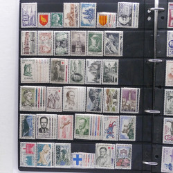 Lot de timbres de France - Monaco - Andorre - Europa neufs et oblitérés en un album.