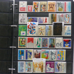 Lot de timbres de France - Monaco - Andorre - Europa neufs et oblitérés en un album.