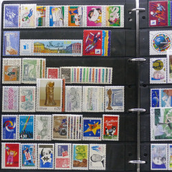 Lot de timbres de France - Monaco - Andorre - Europa neufs et oblitérés en un album.