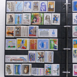 Lot de timbres de France - Monaco - Andorre - Europa neufs et oblitérés en un album.