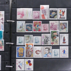 Lot de timbres de France - Monaco - Andorre - Europa neufs et oblitérés en un album.