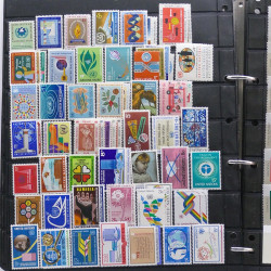 Lot de timbres de France - Monaco - Andorre - Europa neufs et oblitérés en un album.