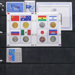 Lot de timbres de France - Monaco - Andorre - Europa neufs et oblitérés en un album.