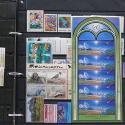 Lot de timbres de France - Monaco - Andorre - Europa neufs et oblitérés en un album.