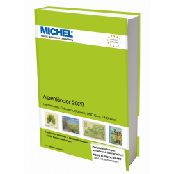 Catalogue de cotation Michel timbres d'Europe région des Alpes 2026.