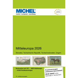 Catalogue de cotation Michel timbres d'Europe du centre 2026.