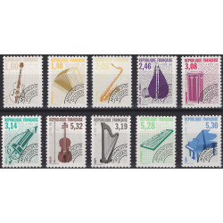 Timbres préoblitérés de France N°213A-223A série neuf**.