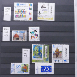 Collection timbres de service de France  neufs** 1946-2024 en un album.
