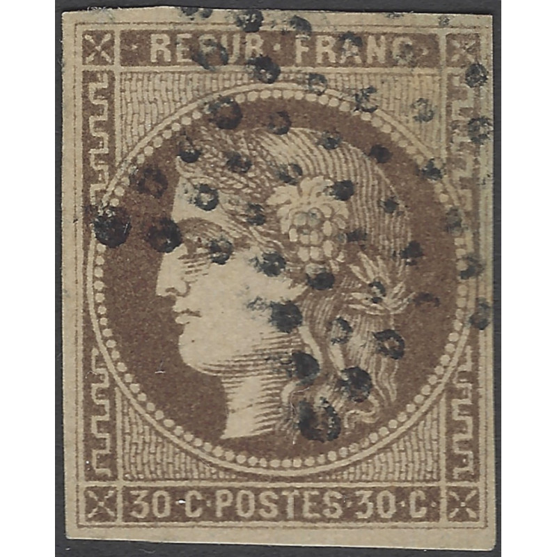 Bordeaux timbre de France N°47 oblitéré.