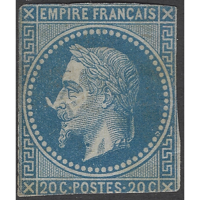 Empire dentelé timbre de France N°29Bb à la corne neuf*.