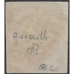 Empire non dentelé timbre de France N°17Bd oblitéré.