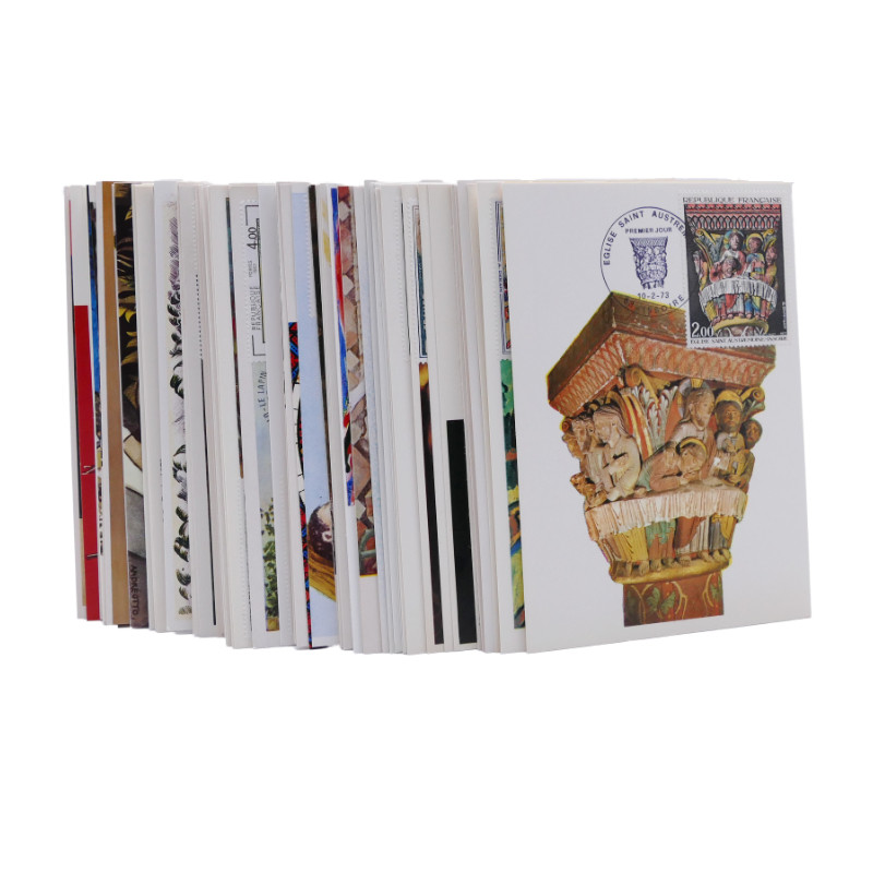 Lot de 120 cartes maximum de France Musée imaginaire.