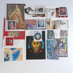 Lot de 120 cartes maximum de France Musée imaginaire.