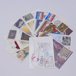 Lot de 120 cartes maximum de France Musée imaginaire.