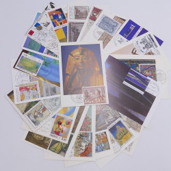 Lot de 120 cartes maximum de France Musée imaginaire.