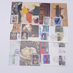 Lot de 120 cartes maximum de France Musée imaginaire.