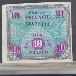 Lot de 15 billets de banque anciens de France en un album.