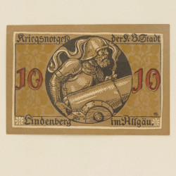 Lot de 50 billets de banque locales allemandes en un album.