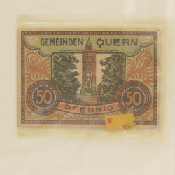 Lot de 50 billets de banque locales allemandes en un album.