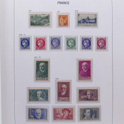 Collection timbres de France 1932-1955 neufs** en album DAVO.