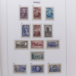 Collection timbres de France 1932-1955 neufs** en album DAVO.
