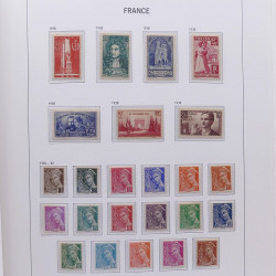 Collection timbres de France 1932-1955 neufs** en album DAVO.