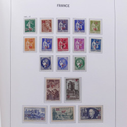 Collection timbres de France 1932-1955 neufs** en album DAVO.