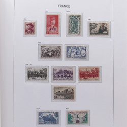 Collection timbres de France 1932-1955 neufs** en album DAVO.