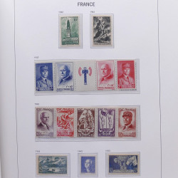 Collection timbres de France 1932-1955 neufs** en album DAVO.
