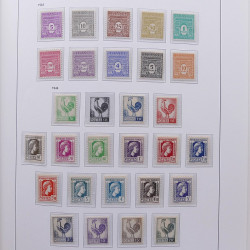 Collection timbres de France 1932-1955 neufs** en album DAVO.