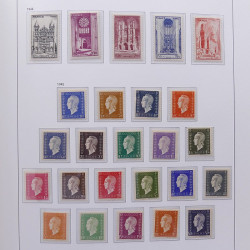 Collection timbres de France 1932-1955 neufs** en album DAVO.