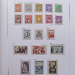 Collection timbres de France 1932-1955 neufs** en album DAVO.