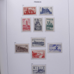 Collection timbres de France 1932-1955 neufs** en album DAVO.