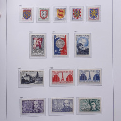 Collection timbres de France 1932-1955 neufs** en album DAVO.
