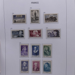 Collection timbres de France 1932-1955 neufs** en album DAVO.