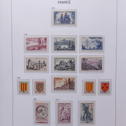 Collection timbres de France 1955-1978 neufs** en album DAVO.