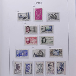 Collection timbres de France 1955-1978 neufs** en album DAVO.