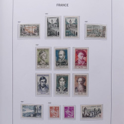 Collection timbres de France 1955-1978 neufs** en album DAVO.