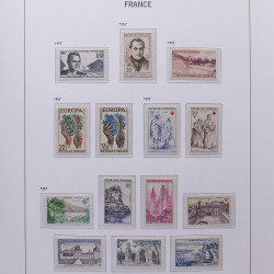 Collection timbres de France 1955-1978 neufs** en album DAVO.