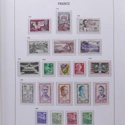 Collection timbres de France 1955-1978 neufs** en album DAVO.