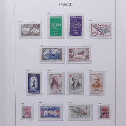 Collection timbres de France 1955-1978 neufs** en album DAVO.