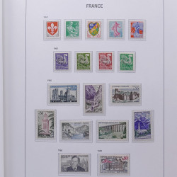 Collection timbres de France 1955-1978 neufs** en album DAVO.