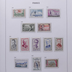 Collection timbres de France 1955-1978 neufs** en album DAVO.
